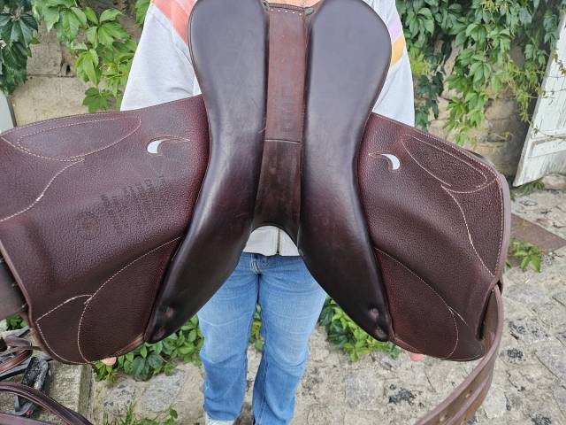 Selle Devoucoux Chiberta K 16.5 Havane