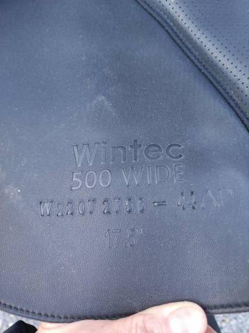 Selle Wintec 500 wide 17,5 pouces