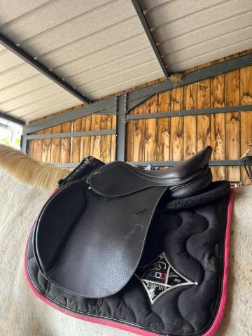 Selle mixte privilège équitation 17 pouces