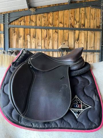 Selle mixte privilège équitation 17 pouces