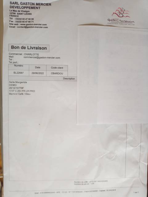 Selle Gaston Mercier Margeride