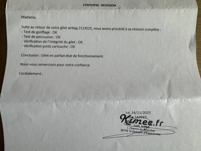 Airbag Kimee taille XS