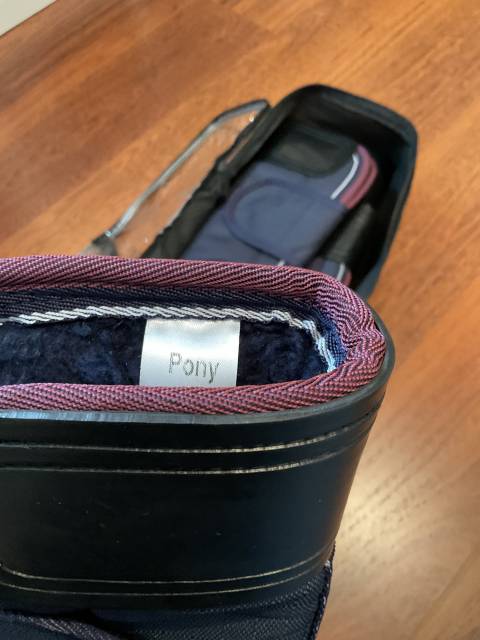 Guêtres de transport équithème bleu renforcée