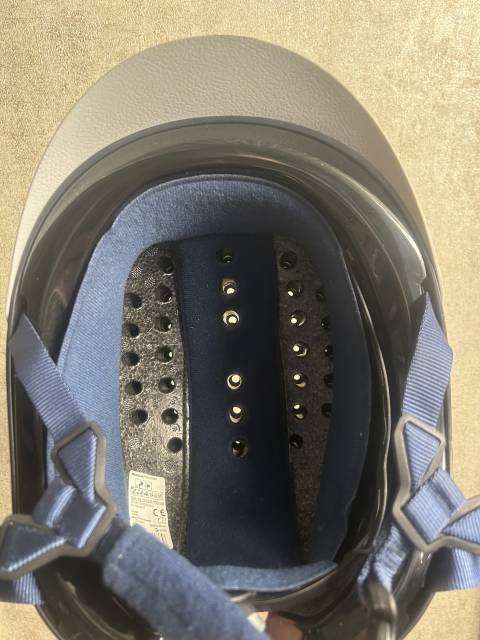 Casque bleu gris fouganza enfant S