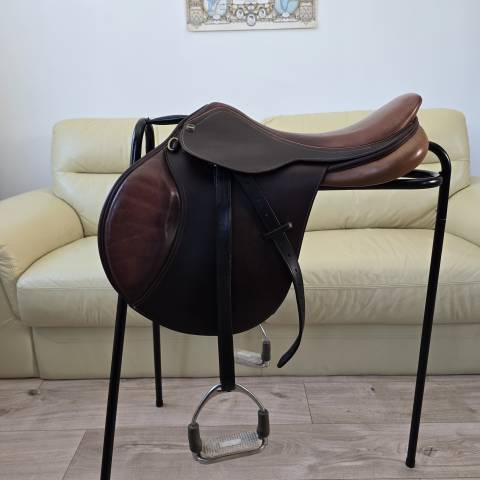 Selle d'équitation Terry's Sensor 17' mixte équipée