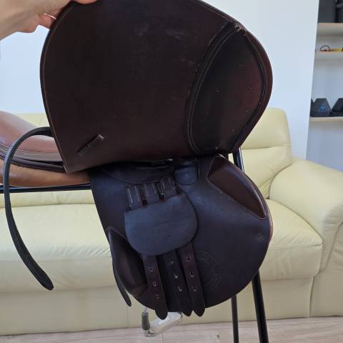 Selle d'équitation Terry's Sensor 17' mixte équipée