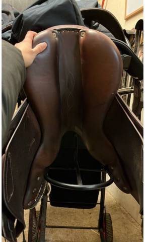 Selle Antares modèle contact 16,5’ havane