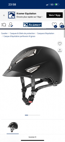 Bombe équitation UVEX