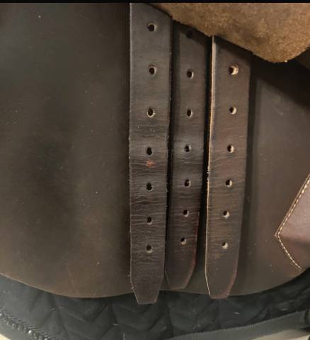 Selle mixte #Eric Thomas élite #17 pousse #étrivières #