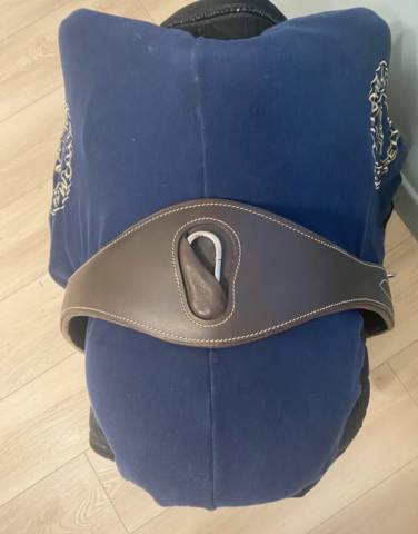 Selle mixte #Eric Thomas élite #17 pousse #étrivières #