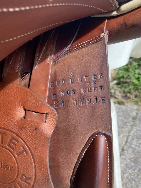 vends selle Butet doublée veau de 2021 taille 17 