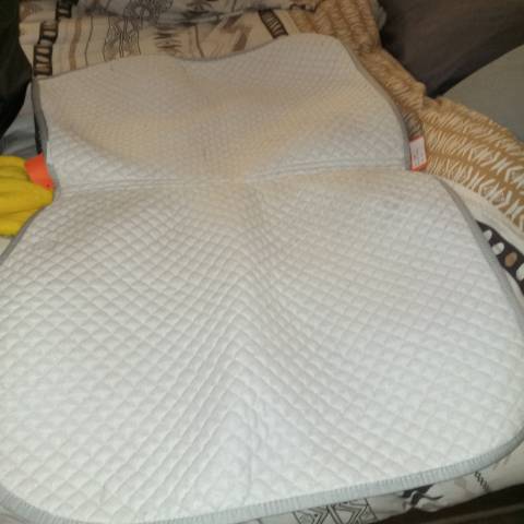 Tapis de selle blanc