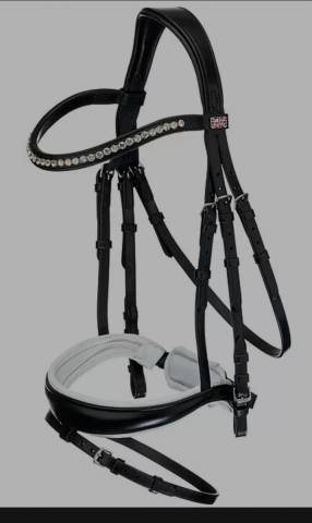 Vend CLARIDGE HOUSE Glossy Vernon Bridon avec Rênes et 