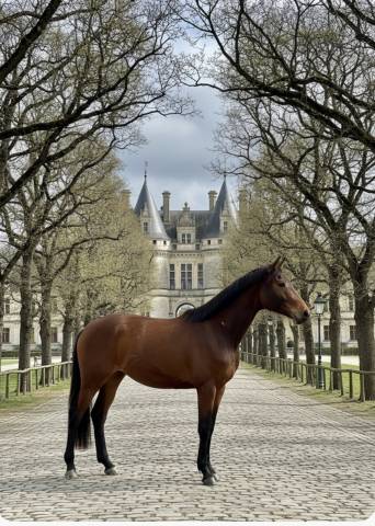 Jument Selle Fran&ccedil;ais par Cooper- Diamant 