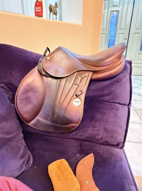 Selle meyer 2020 - semi creuse 17/4 veau 