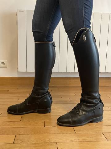 Bottes d'équitation Hathor Bottier sur mesure, noires