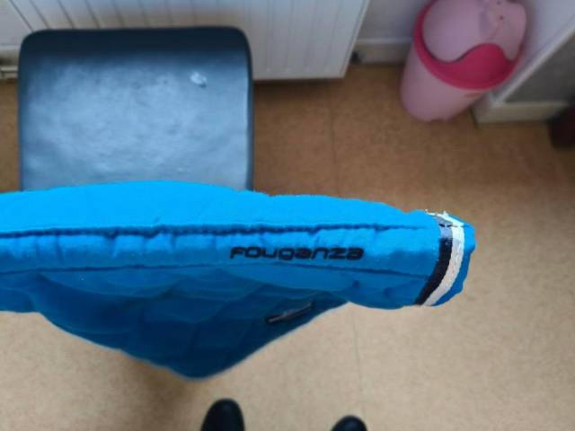 Tapis d'&eacute;quitation Fouganza bleu