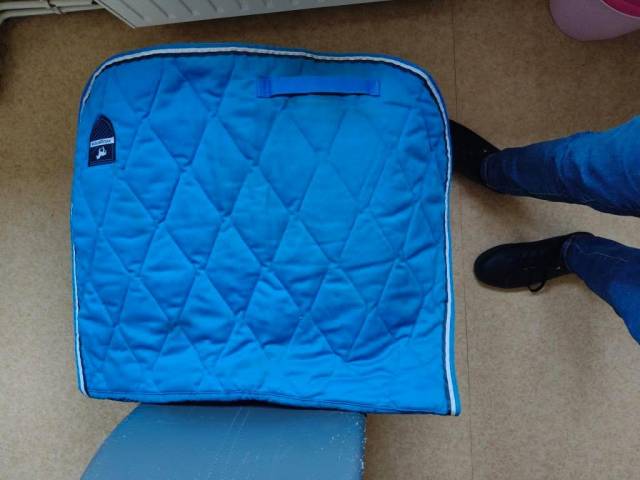 Tapis d'&eacute;quitation Fouganza bleu