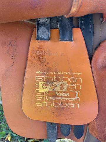 RARE Selle dressage/&eacute;quitation de travail Stubben 