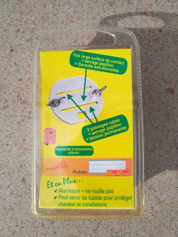 Boite passage ruban cl&ocirc;ture &eacute;lectrique cheval 