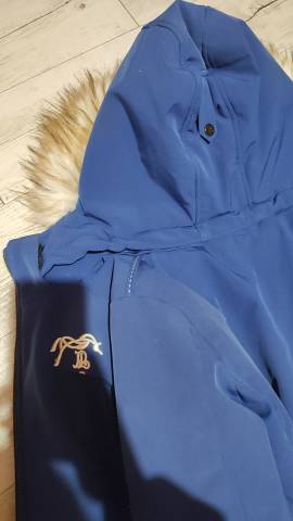 Manteau P&eacute;n&eacute;lope bleu - XS