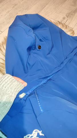 Manteau P&eacute;n&eacute;lope bleu - XS