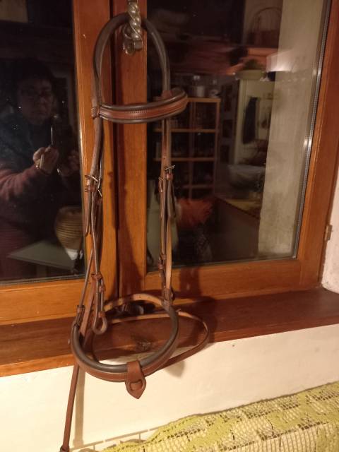Vends bridon cuir noisette 