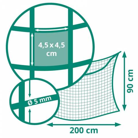 Filet &agrave; foin rectangulaire de VOSS.farming