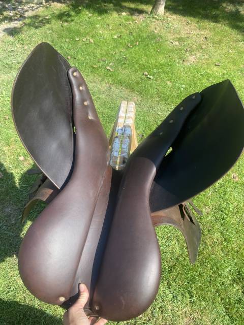 VEND Selle Pessoa mod&egrave;le Amo 17,5' - cuir de vachette 