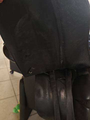 Selle dressage stubben 17"