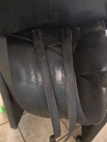 Selle dressage stubben 17"