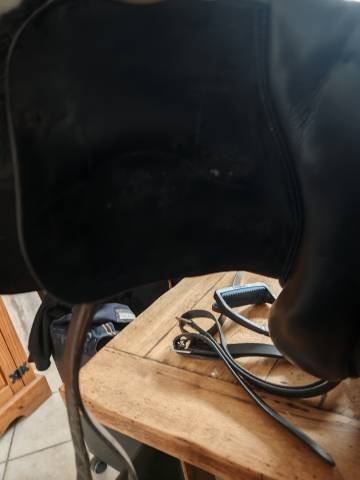 Selle dressage stubben 17"