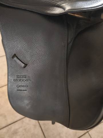 Selle dressage stubben 17"
