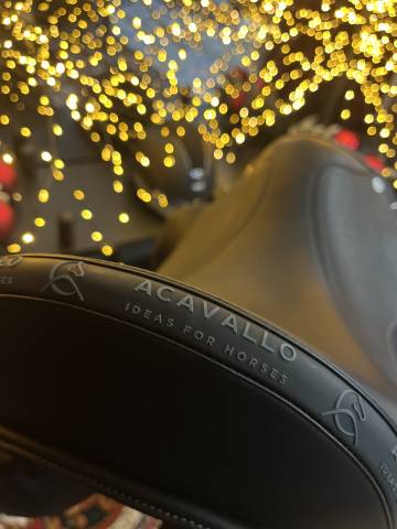 Selle neuve Rafaello dressage Acavallo noir