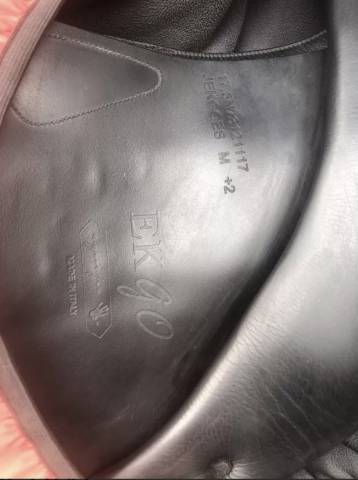 Selle EQUIPE en cuir noir