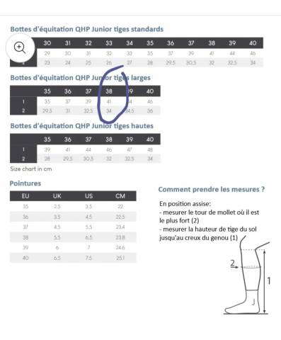 Bottes d'&eacute;quitation neuves QHP 38