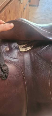 Selle childeric 17 pouces 