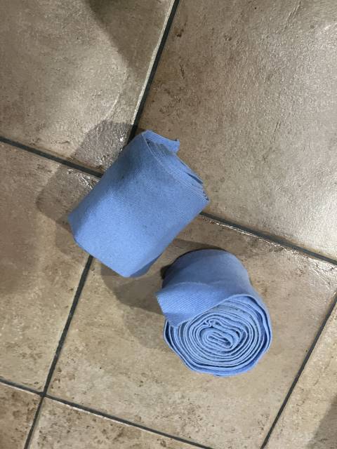 Bande de repos / travail / polo  Cheval &eacute;quitation  Ble