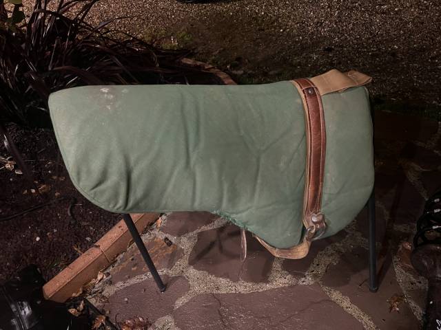 Tapis de monte a cru ou voltige  Cheval poney 