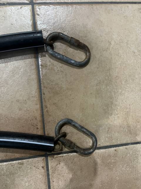 Barre de queue anti recul arri&egrave;re camion chevaux van  