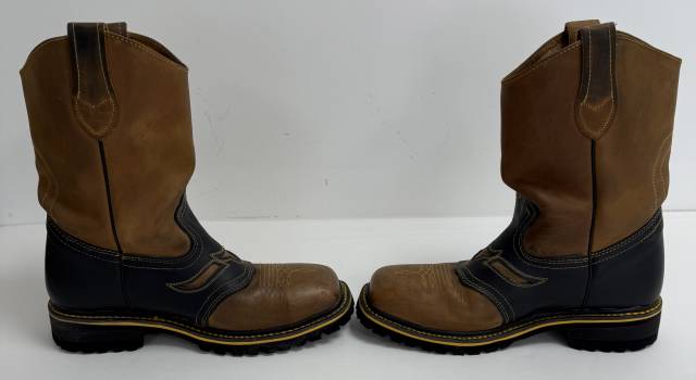 Bottes de travail coqu&eacute;es western 