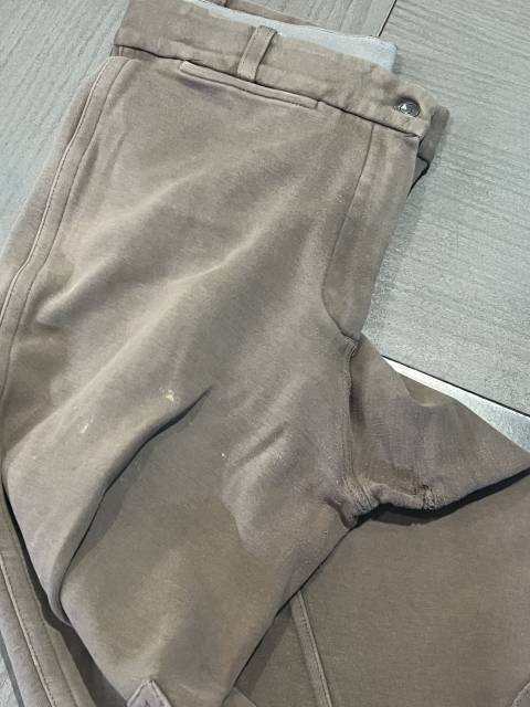 Pantalon &eacute;quitation femme ou mixte marron taille 38 