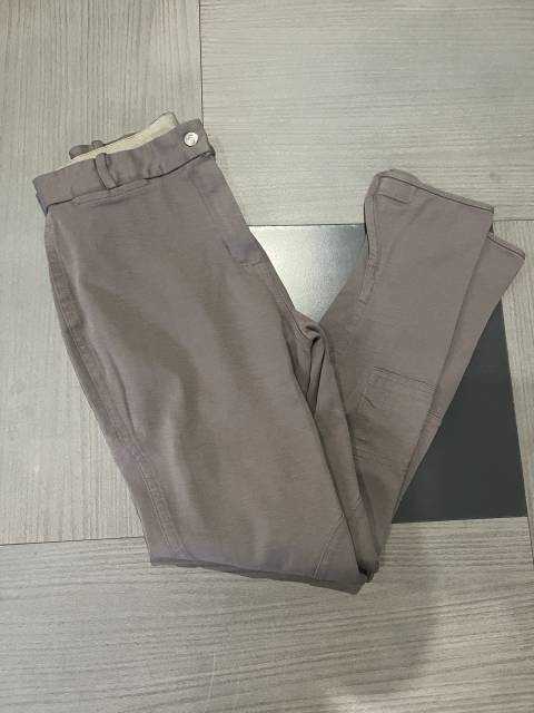 Pantalon &eacute;quitation femme ou mixte marron beige taille 