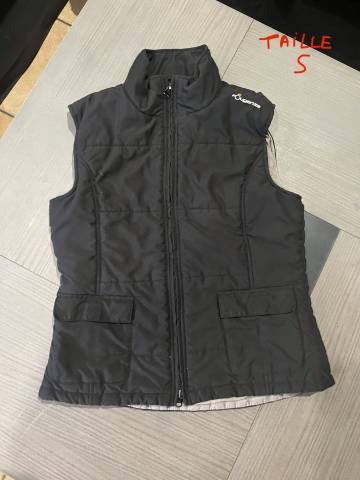 Veste manteau blouson doudoune sans manche chaude hiver