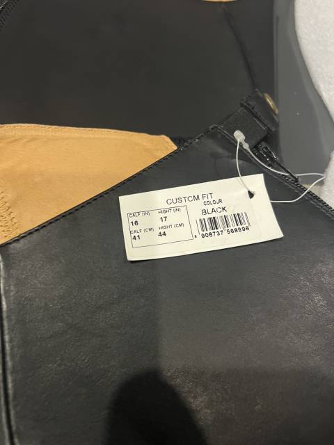 Mini chaps neuf cuir noir d&rsquo;&eacute;quitation mixte femme 