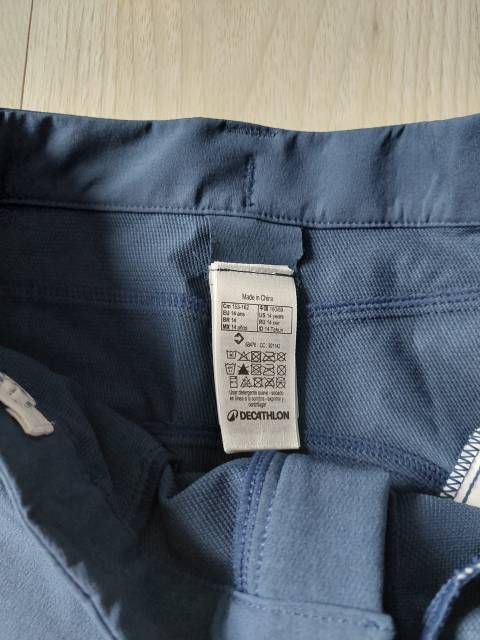 Pantalon d'&eacute;quitation bleu 14 ans 500 Mesh