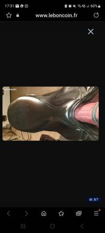 Selle CHETAK noire mixte 