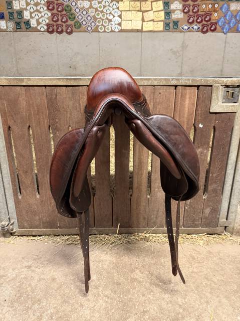 Selle Antares dressage  marron 17"