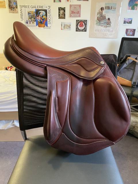 Selle Devoucoux Chiberta Lab 17.5 quartiers 2A, 2018