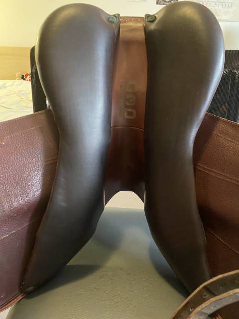 Selle Devoucoux Chiberta Lab 17.5 quartiers 2A, 2018